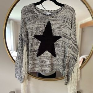 Fringe sweater